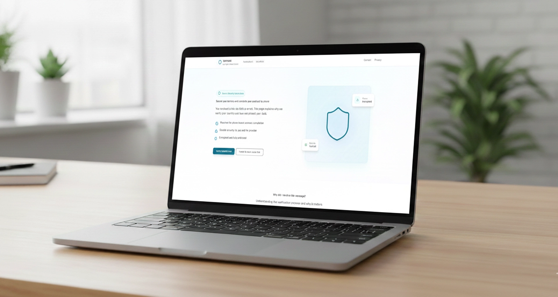 Identity verification mockup